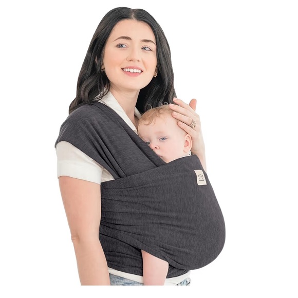 KeaBabies Original Baby Wrap Carrier - Gray - Picture 2 of 2